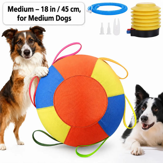 Dog Herding Ball – Heavy‑Duty Inflatable Push & Chase Toy for Large & Medium Dogs